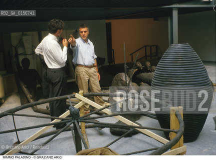 Nome: .PALADINO MIMMO.Descrizione: .ARTE BIENNALE.Credit: ©Graziano Arici/Rosebud2 / Costo: .A.Nazione: .ITALIA.Cittˆ: .VENEZIA.Data: .1988
