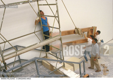 Nome: .PALADINO MIMMO.Descrizione: .ARTE BIENNALE.Credit: ©Graziano Arici/Rosebud2 / Costo: .A.Nazione: .ITALIA.Cittˆ: .VENEZIA.Data: .1988.