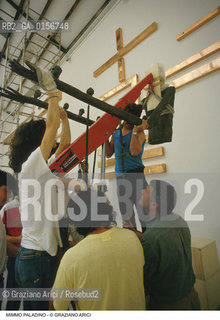 Nome: .PALADINO MIMMO.Descrizione: .ARTE BIENNALE.Credit: ©Graziano Arici/Rosebud2 / Costo: .A.Nazione: .ITALIA.Cittˆ: .VENEZIA.Data: .1988.