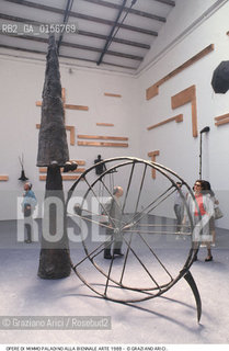 Localizzazione:.VENEZIA / CASTELLO.VENICE  / CASTELLO.Oggetto:.Soggetto:.XLIII ESPOSIZIONE INTERNAZIONALE DARTE LA BIENNALE DI VENEZIA / OPERE DI MIMMO PALADINO AL PADIGLIONE ITALIA.XLIII INTERNATIONAL ART EXHIBITION LA BIENNALE DI VENEZIA  / WORKS BY MIMMO PALADINO IN ITALY PAVILION .Cronologia:.Definizione Culturale:.   Autore:.   Stile:.   Editori/Stampatori:.   Committenza:.Materia e Tecnica:.Collocazione:.BIENNALE ARTE.Riproduzione Fotografica:.©Graziano Arici/Rosebud2 Copyright: ©Graziano Arici/Rosebud2 /  .Data:.1988.Costo:.A.