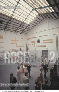 Localizzazione:.VENEZIA / CASTELLO.VENICE  / CASTELLO.Oggetto:.Soggetto:.XLIII ESPOSIZIONE INTERNAZIONALE DARTE LA BIENNALE DI VENEZIA / OPERE DI MIMMO PALADINO AL PADIGLIONE ITALIA.XLIII INTERNATIONAL ART EXHIBITION LA BIENNALE DI VENEZIA  / WORKS BY MIMMO PALADINO IN ITALY PAVILION .Cronologia:.Definizione Culturale:.   Autore:.   Stile:.   Editori/Stampatori:.   Committenza:.Materia e Tecnica:.Collocazione:.BIENNALE ARTE.Riproduzione Fotografica:.©Graziano Arici/Rosebud2 Copyright: ©Graziano Arici/Rosebud2 /  .Data:.1988.Costo:.A.