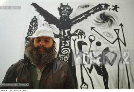 Nome: .PENCK A.R. RALF WINCLER.Descrizione: .ARTE PITTORE.Credit: ©Graziano Arici/Rosebud2 / Costo: .A.Nazione: .GERMANIA.Cittˆ: .VENEZIA.Data: .1982.