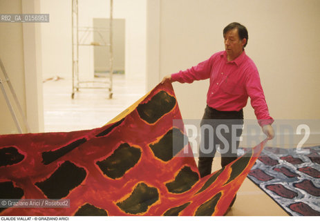 Caption: Nome: .VIALLAT CLAUDE.Descrizione: .ARTE BIENNALE.Credit: ©Graziano Arici/Rosebud2 / Costo: .A.Nazione: .FRANCIA.Cittˆ: ..Data: .1988