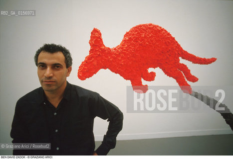 Caption: Nome: .ZADOK BEN DAVID.Descrizione: .ARTE SCULTORE BIENNALE.Credit: ©Graziano Arici/Rosebud2 / Costo: .A.Nazione: .ISRAELE.Cittˆ: ..Data:.1988