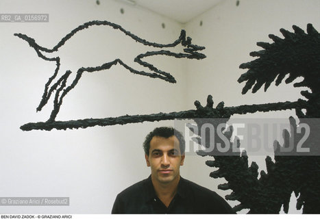 Caption: Nome: .ZADOK BEN DAVID.Descrizione: .ARTE SCULTORE BIENNALE.Credit: ©Graziano Arici/Rosebud2 / Costo: .A.Nazione: .ISRAELE.Cittˆ: ..1988