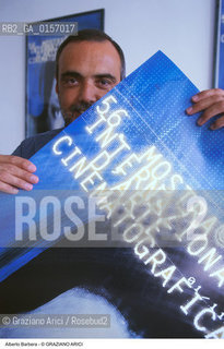 Nome:.BARBERA ALBERTO.Descrizione:.DIRETTORE MOSTRA DEL CINEMA / BIENNALE POSTER.Credit:.©Graziano Arici/Rosebud2 Costo:.A.Nazione:.ITALIA.Cittˆ:.VENEZIA.Data:.1999.