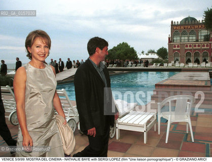 Nome:.BAYE NATHALIE.Descrizione:.CINEMA ATTRICE CON SERGI LOPEZ / MOSTRA DEL CINEMA.Credit:.©Graziano Arici/Rosebud2 Costo:.A.Nazione:.FRANCIA.Cittˆ:.VENEZIA.Data:.1999.