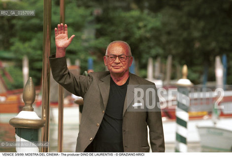 Nome:.DE LAURENTIIS DINO.Descrizione:.CINEMA PRODUTTORE / MOSTRA DEL CINEMA.Credit:.©Graziano Arici/Rosebud2 Costo:.A.Nazione:.ITALIA.Cittˆ:.VENEZIA.Data:.1999.