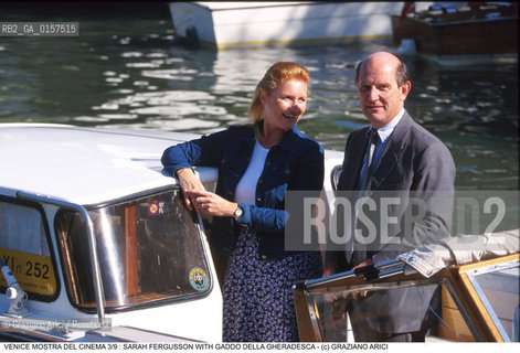 Nome:.FERGUSSON SARAH.Descrizione:.CON IL PRINCIPE GADDO DELLA GHERARDESCA / MOSTRA DEL CINEMA.Credit:.©Graziano Arici/Rosebud2 Costo:.A.Nazione:.GRAN BRETAGNA.Cittˆ:.VENEZIA.Data:.1999.