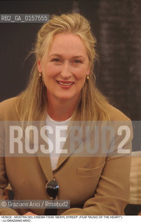 Nome:.STREEP MERYL.Descrizione:.CINEMA ATTRICE.Credit:.©Graziano Arici/Rosebud2 Costo:.A.Nazione:.USA.Cittˆ:..Data:.1999.