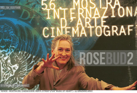 Nome:.STREEP MERYL.Descrizione:.CINEMA ATTRICE / MOSTRA DEL CINEMA.Credit:.©Graziano Arici/Rosebud2 Costo:.A.Nazione:.USA.Cittˆ:..Data:.1999.