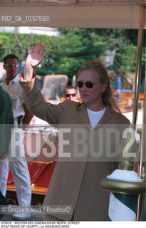 Nome:.STREEP MERYL.Descrizione:.CINEMA ATTRICE / MOSTRA DEL CINEMA.Credit:.©Graziano Arici/Rosebud2 Costo:.A.Nazione:.USA.Cittˆ:..Data:.1999.