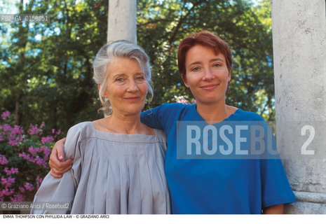 Caption: Nome: .THOMPSON EMMA.Descrizione:.CINEMA ATTRICE / CON LA MADRE PHYLLIDA LAW.Credit: ©Graziano Arici/Rosebud2 Costo: .A.Nazione: .GRAN BRETAGNA.Cittˆ: ..Data: .1997