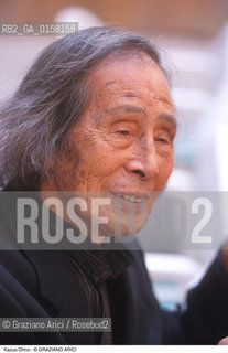 Nome:.KAZUO OHNO.Descrizione:.TEATRO BUTOH DANZA BALLERINO.Credit:.©Graziano Arici/Rosebud2 Costo:.A.Nazione:.GIAPPONE.Cittˆ:..Data:.1999.