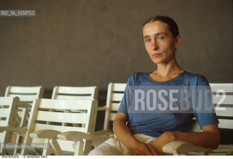 Caption: Nome: .BAUSCH PINA.Descrizione: .DANZA COREOGRAFA BALLERINA.Credit: ©Graziano Arici/Rosebud2 / rosebud2.Costo: .A.Nazione: .GERMANIA.Cittˆ: .VENEZIA.Data: .1989