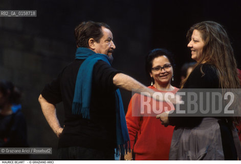 Caption: Nome: .BEJART MAURICE.Descrizione: .DANZA COREOGRAFO NEL TEATRO LA FENICE A VENEZIA.Credit: ©Graziano Arici/Rosebud2 / rosebud2.Costo: .A.Nazione: .FRANCIA.Cittˆ: .VENEZIA.Data: .1994