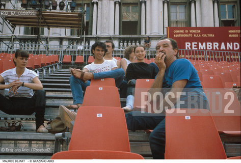 Caption: Nome: .BEJART MAURICE.Descrizione: .DANZA COREOGRAFO SAN MARCO.Credit: ©Graziano Arici/Rosebud2 / rosebud2.Costo: .A.Nazione: .FRANCIA.Cittˆ: .VENEZIA.Data: .1979
