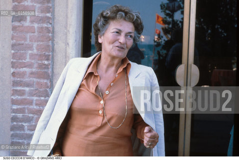 Caption: Nome:.CECCHI DAMICO SUSO.Descrizione:.CINEMA SCENEGGIATRICE .Credit:.Graziano Arici/Rosebud2/.Costo:.A.Nazione:.ITALIA.ITALY.Cittˆ:..Data:.1984
