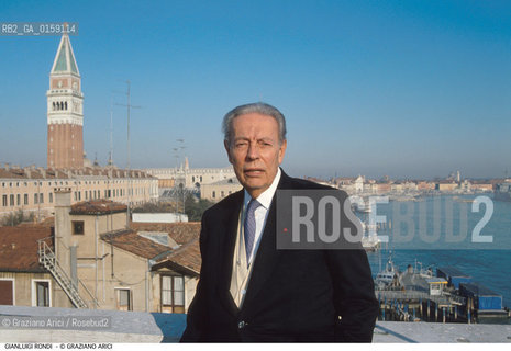 Caption: Nome: .RONDI GIANLUIGI.Descrizione: .CINEMA CRITICO/A VENEZIA.Credit: ©Graziano Arici/Rosebud2 / Costo: .A.Nazione: .ITALIA.Cittˆ: .VENEZIA.Data: .1993