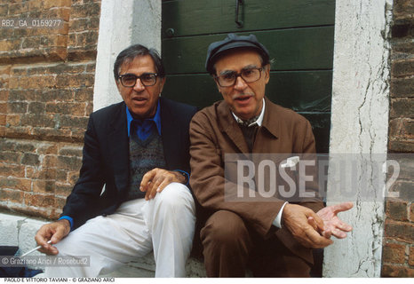 Caption: Nome: .TAVIANI PAOLO E VITTORIO.Descrizione: .CINEMA REGISTI.Credit: ©Graziano Arici/Rosebud2 / Costo: .A.Nazione: .ITALIA.Cittˆ: ..Data: .1990