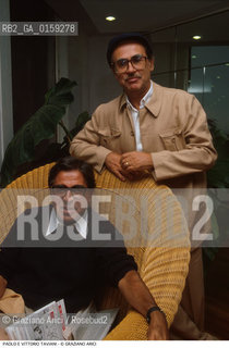 Caption: Nome: .TAVIANI PAOLO E VITTORIO.Descrizione: .CINEMA REGISTI.Credit: ©Graziano Arici/Rosebud2 / Costo: .A.Nazione: .ITALIA.Cittˆ: ..Data: .1990