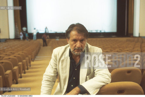 Caption: Nome: .LAUDADIO FELICE.Descrizione: .CINEMA CRITICO DIRETTORE MOSTRA CINEMATOGRAFO.Credit: ©Graziano Arici/Rosebud2 Costo: .A.Nazione: .ITALIA.Cittˆ: ..Data: .1997