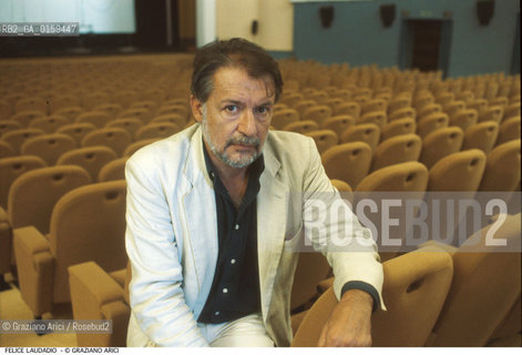 Caption: Nome: .LAUDADIO FELICE.Descrizione: .CINEMA CRITICO DIRETTORE MOSTRA CINEMATOGRAFO.Credit: ©Graziano Arici/Rosebud2 Costo: .A.Nazione: .ITALIA.Cittˆ: ..Data: .1997