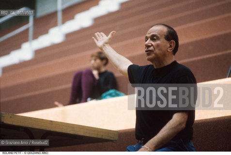 Caption: Nome: .PETIT ROLAND.Descrizione: .DANZA COREOGRAFO.Credit: ©Graziano Arici/Rosebud2 / Costo: .A.Nazione: .FRANCIA.Cittˆ: ..Data: .1986