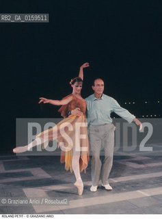 Caption: Nome: .PETIT ROLAND.Descrizione: .DANZA COREOGRAFO/CON BALLERINA.Credit: ©Graziano Arici/Rosebud2 / Costo: .A.Nazione: .FRANCIA.Cittˆ: ..Data: .1986