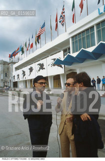 Caption: Nome: .TAVIANI PAOLO E VITTORIO.Descrizione: .CINEMA REGISTI ALLA MOSTRA DEL CINEMA / FRATELLI .CINEMA DIRECTORS / AT THE {VENICE} FILM FESTIVAL / BROTHERS.Credit: ©Graziano Arici/Rosebud2 / Costo: .A.Nazione: .ITALIA.ITALY.Cittˆ: ..Data:.1980