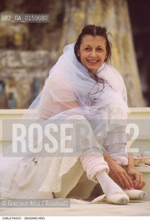 Caption: Nome: .FRACCI CARLA.Descrizione: .DANZA BALLERINA.Credit: ©Graziano Arici/Rosebud2 / Costo: .A.Nazione: .ITALIA.Cittˆ: ..Data: .1993