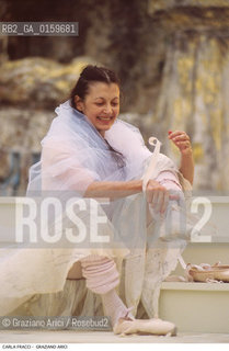 Caption: Nome: .FRACCI CARLA.Descrizione: .DANZA BALLERINA.Credit: ©Graziano Arici/Rosebud2 / Costo: .A.Nazione: .ITALIA.Cittˆ: ..Data: .1993