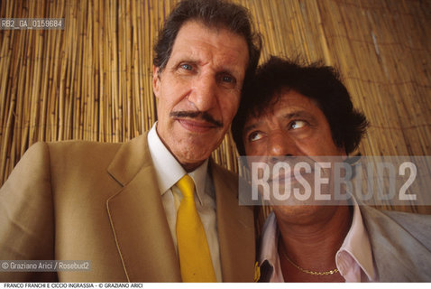 Caption: Nome: .FRANCHI FRANCO CICCIO INGRASSIA.Descrizione: .CINEMA TELEVISIONE ATTORI COMICI.Credit: ©Graziano Arici/Rosebud2 / Costo: .A.Nazione: .ITALIA.Cittˆ: ..Data: .1984