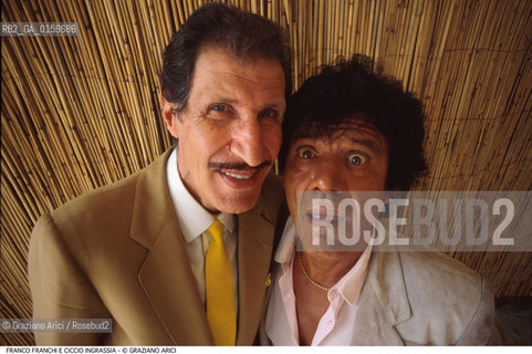 Caption: Nome: .FRANCHI FRANCO CICCIO INGRASSIA.Descrizione: .CINEMA TELEVISIONE ATTORI COMICI.Credit: ©Graziano Arici/Rosebud2 / Costo: .A.Nazione: .ITALIA.Cittˆ: ..Data: .1984