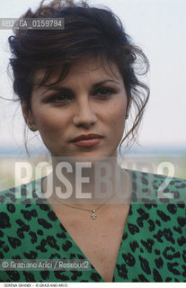 Nome: .GRANDI SERENA.Descrizione: .CINEMA ATTRICE.Credit: ©Graziano Arici/Rosebud2 / Costo: .A.Nazione: .ITALIA.Cittˆ: .VENEZIA.Data: .1987.