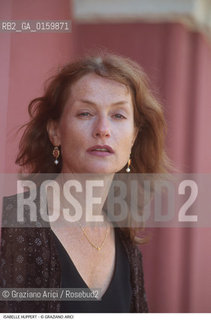 Caption: Nome: .HUPPERT ISABELLE.Descrizione: .CINEMA ATTRICE.Credit: ©Graziano Arici/Rosebud2 / Costo: .A.Nazione: .FRANCIA.Cittˆ: ..Data: .1995