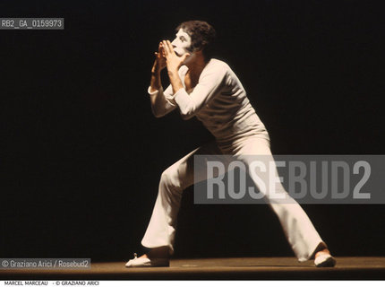 Caption: Nome: .MARCEAU MARCEL.Descrizione: .TEATRO MIMO.Credit: ©Graziano Arici/Rosebud2 / Costo: .A.Nazione: .FRANCIA.Cittˆ: ..Data: .1987