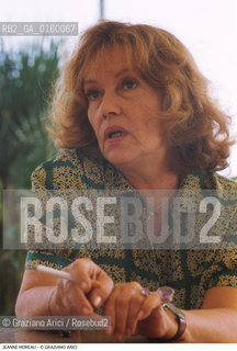 Caption: Nome: .MOREAU JEANNE.Descrizione: .CINEMA ATTRICE.Credit: ©Graziano Arici/Rosebud2 / Costo: .A.Nazione: .FRANCIA.Cittˆ: ..Data: .1988