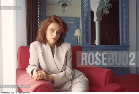 Caption: Nome: .NERI FRANCESCA.Descrizione: .CINEMA ATTRICE.Credit: ©Graziano Arici/Rosebud2 / Costo: .A.Nazione: .ITALIA.Cittˆ: ..Data: .1996