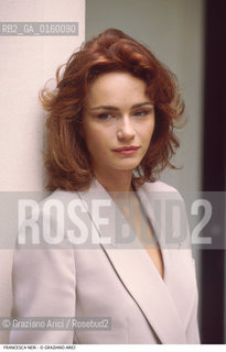 Caption: Nome: .NERI FRANCESCA.Descrizione: .CINEMA ATTRICE.Credit: ©Graziano Arici/Rosebud2 / Costo: .A.Nazione: .ITALIA.Cittˆ: ..Data: .1996