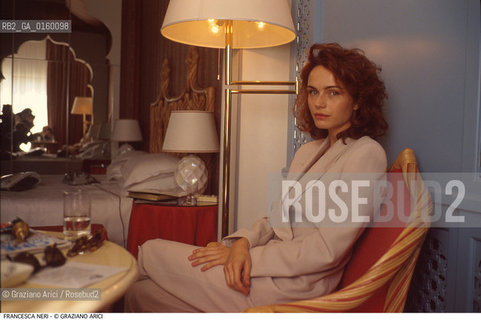 Caption: Nome: .NERI FRANCESCA.Descrizione: .CINEMA ATTRICE.Credit: ©Graziano Arici/Rosebud2 / Costo: .A.Nazione: .ITALIA.Cittˆ: ..Data: .1996