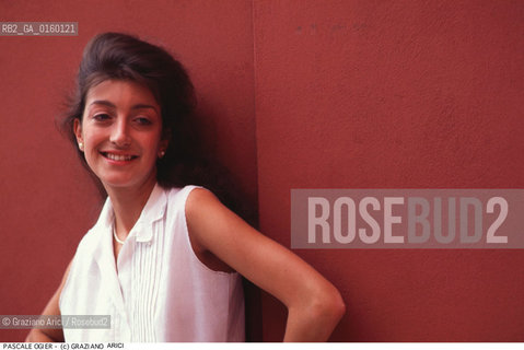Nome: .OGIER PASCALE.Descrizione: .CINEMA ATTRICE.Credit: ©Graziano Arici/Rosebud2 / Costo: .A.Nazione: .FRANCIA.Cittˆ: .VENEZIA.Data: .1987.