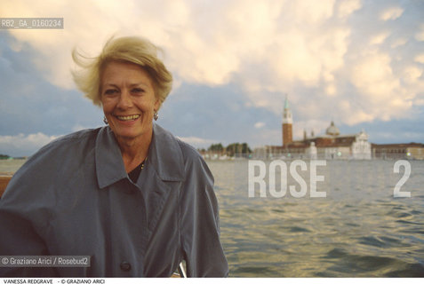 Caption: Nome: .REDGRAVE VANESSA.Descrizione: .CINEMA ATTRICE/A VENEZIA.Credit: ©Graziano Arici/Rosebud2 / Costo: .A.Nazione: .GRAN BRETAGNA.Cittˆ: .VENEZIA.Data: .1988