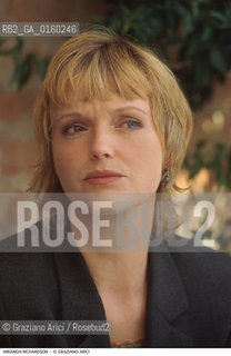Caption: Nome: .RICHARDSON MIRANDA.Descrizione: .CINEMA ATTRICE.Credit: ©Graziano Arici/Rosebud2 / Costo: .A.Nazione: .GRAN BRETAGNA.Cittˆ: ..Data: .1994