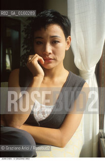 Caption: Nome: .CHEN JOAN.Descrizione: .CINEMA ATTRICE.Credit: ©Graziano Arici/Rosebud2 / Costo: .A.Nazione: .CINA/USA.Cittˆ: ..Data: .1994