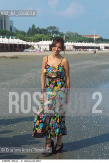 Caption: Nome: .FERILLI SABRINA.Descrizione: .CINEMA ATTRICE/AL MARE.Credit: ©Graziano Arici/Rosebud2 / Costo: .A.Nazione: .ITALIA.Cittˆ: ..Data: .1992