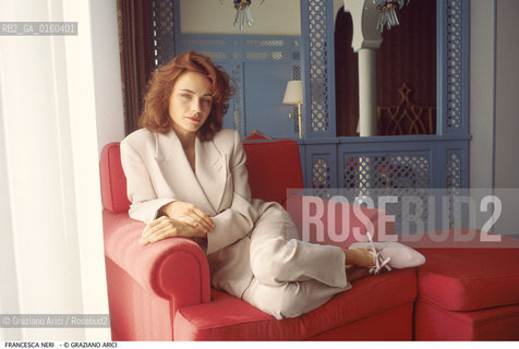 Caption: Nome: .NERI FRANCESCA.Descrizione: .CINEMA ATTRICE.Credit: ©Graziano Arici/Rosebud2 / Costo: .A.Nazione: .ITALIA.Cittˆ: ..Data: .1996