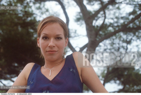 Caption: Nome:.POTENTE FRANKA.Descrizione:.CINEMA ATTRICE / MOSTRA DEL CINEMA .CINEMA ACTRESS / {VENICE} FILM FESTIVAL.Credit:.Graziano Arici/Rosebud2/.Costo:.A.Nazione:.GERMANIA.GERMANY.Cittˆ:..Data:.1998