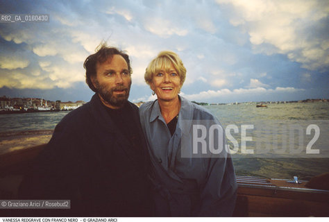 Caption: Nome: .REDGRAVE VANESSA.Descrizione: .CINEMA ATTRICE/CON FRANCO NERO A VENEZIA.Credit: ©Graziano Arici/Rosebud2 / Costo: .A.Nazione: .GRAN BRETAGNA.Cittˆ: ..Data: .1988