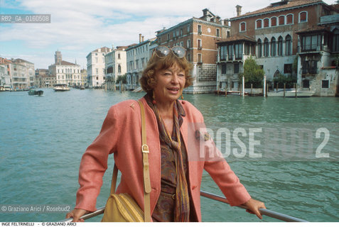 Caption: Nome: .FELTRINELLI INGE.Descrizione: .LETTERATURA EDITORE ALLA FONDAZIONE GIORGIO CINI.Credit: ©Graziano Arici/Rosebud2 / Costo: .A.Nazione: .ITALIA.Cittˆ: .VENEZIA.Data: .1990